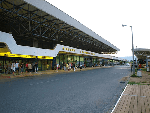 Corfu airport car rental delivery